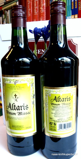 Altaris vinum missae, sladké, likérové mešní víno červené