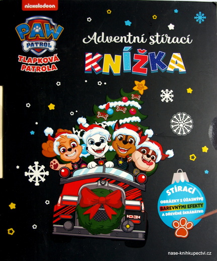Tlapková patrola - Adventní stírací knížka