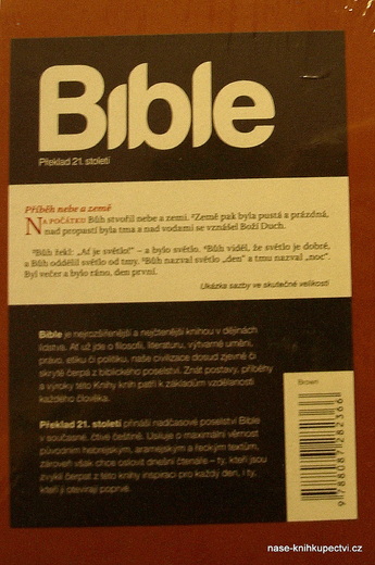 bible 21 hnědá zezadu