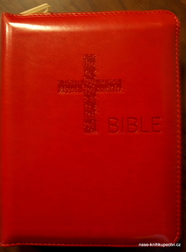 Bible  český ekumenický překlad -  malá, zip, červený obal