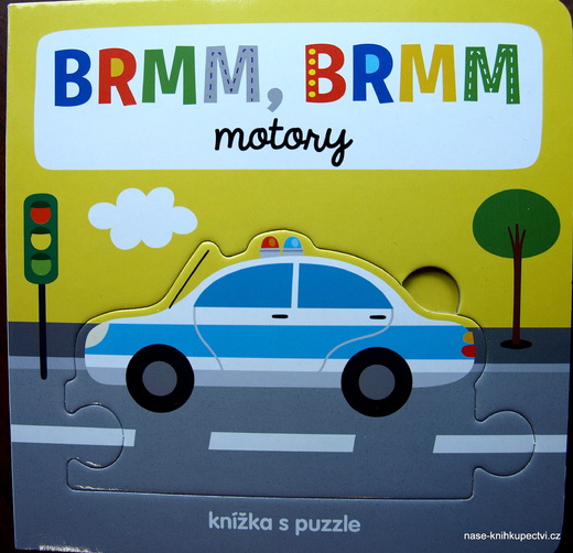 Brmm, Brmm motory - Knížka s puzzle T. Beatrice