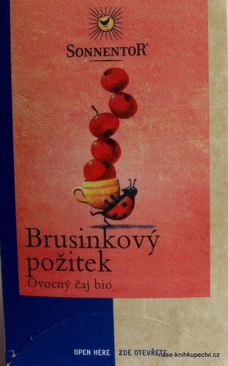 Brusinkový požitek ovocný čaj bio