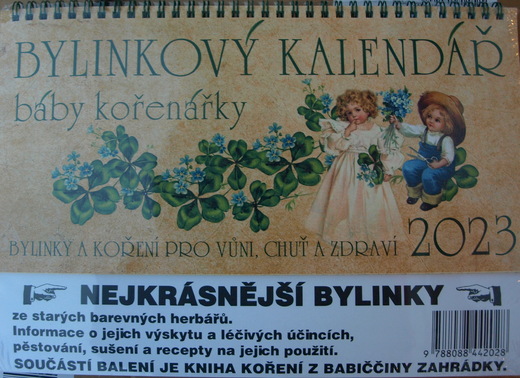 Bylinkový kalendář s knížkou