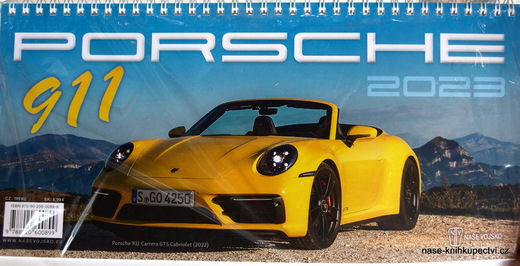 Stolní kalendář na rok 2023  Porsche 911