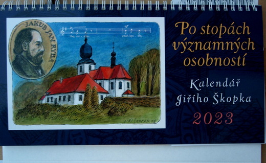 Po stopách významných osobností - Jiří Škopek - kalendář stolní
