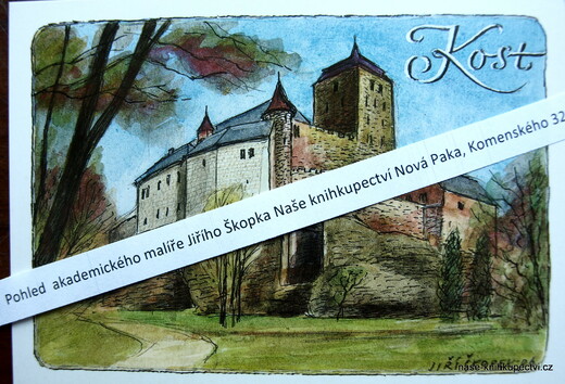 Pohled     Hrad  Kost