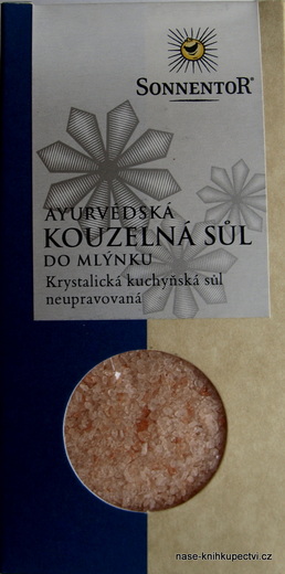 Ayurvédská kouzelná sůl jemná krystalická kuchyňská sůl,
