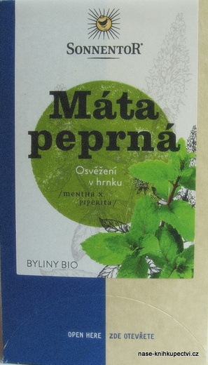 Máta peprná bio, Mentha piperita