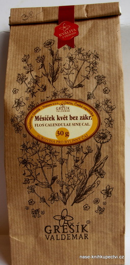 Měsíček květ bez zákrovu