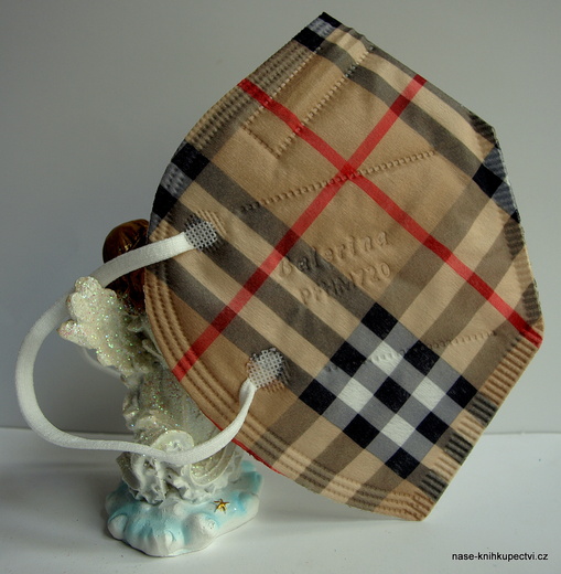 respirátor kostka jako Burberry
