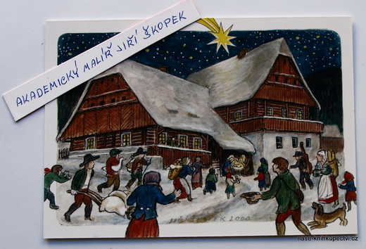 Pohled Jiří škopek - Železnobrodský betlém