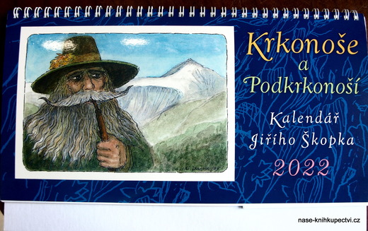 Kalendář 2022 Krkonoše od akademického malíře Jiřího Škopka