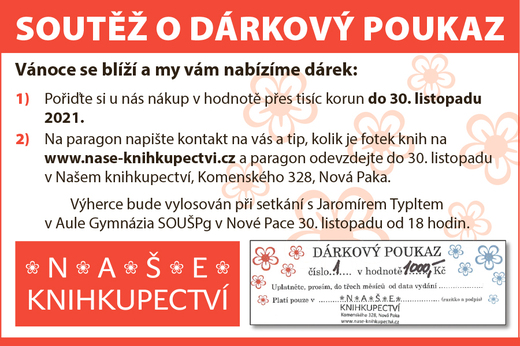 Soutěž o dárkový kupón za 1000,- Kč