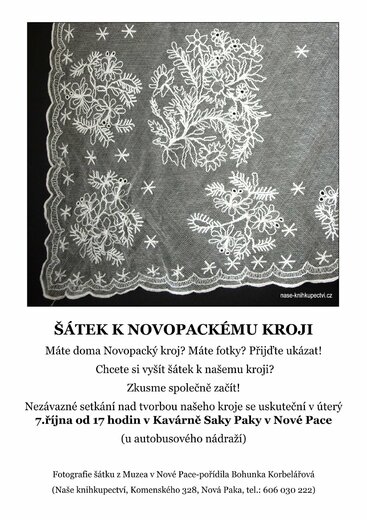 Vyšij si svůj novopacký šátek