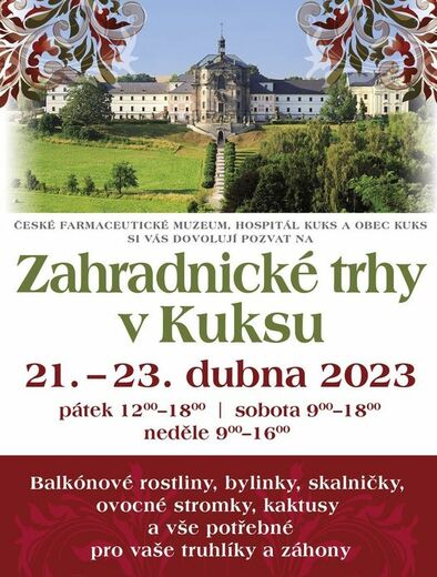 Zahradnické trhy Kuks 2023