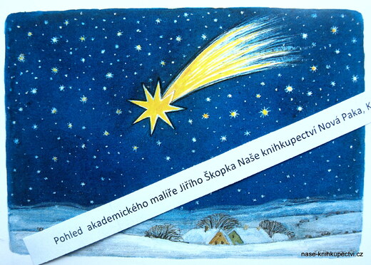 Pohled Tichá noc ( kometa)